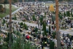 Dzie Wszystkich witych 1.11.2007 N/z cmentarz komunalny w Gdyni Pierwoszynie