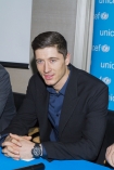 ROBERT LEWANDOWSKI AMBASADOREM UNICEF; Warszawa 23-03-2014; n/z: Robert Lewandowski