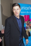 ROBERT LEWANDOWSKI AMBASADOREM UNICEF; Warszawa 23-03-2014; n/z: Robert Lewandowski