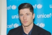 ROBERT LEWANDOWSKI AMBASADOREM UNICEF; Warszawa 23-03-2014; n/z: Robert Lewandowski