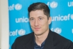 ROBERT LEWANDOWSKI AMBASADOREM UNICEF; Warszawa 23-03-2014; n/z: Robert Lewandowski