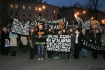 Protest przeciw lokalizacji zakadu termicznej utylizacji odpadw komunalnych w rejonie osiedli Zocie, Przewz i Rybitwy.