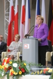 W Krakowie, na Wawelu, odbyy si obchody 20. rocznicy odzyskania wolnoci i upadku komunizmu. n/z  Kanclerz Niemiec Angela Merkel