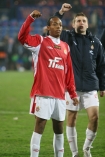 05.04.2008, Orange Ekstraklasa: Wisa Krakw pokonaa Ruch Chorzw 2:0.

n/z Junior Diaz (Wisa)

