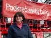 6.04.2008. Wrocaw, Stadion Olimpijski. Mionicy biegania i zdrowego stylu ycia wraz z Dariuszem Tigerem Michalczewskim i innymi gwiazdami sportu ,wystartowali do wsplnego biegu.

n/z Urszula Wodarczyk