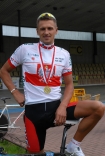 Mistrzostwa Polski w Kolarstwie Torowym 7-9.09.07 Szczecin; n/z Rafa Ratajczyk (Gryf Szczecin)