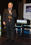 W dniu 9 stycznia 2008 w Klubie Platinum w Warszawie odbyo si rozstrzygnicie konkursu dla konsumentw produktw mleczarskich marki Milko oraz kulinarny konkurs dla dziennikarzy prowadzony przez aktork Olg Boczyk. n/z: Dyrektor Handlowy Spdzielni Mleczarskiej "Mlekpol" z Grajewa, producenta marek Milko i aciate               