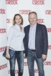 Premiera spektaklu Przekret niedoskonaly w Teatrze Capitol; Warszawa 15-09-2015; n/z: Aleksander Mikolajczak; Marzanna Graff