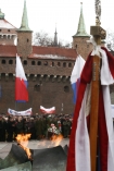 Przed Grobem Nieznanego onierza, Na Placu Matejki w Krakowie odbyy si uroczystoci zwizane ze witem Niepodlegoci.