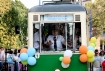 poznan; otwarcie linii tramwajowej most sw rocha ; parada tramwajow