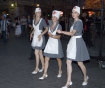 XX Midzynarodowy Festiwal Teatrw Ulicznych Krakw lipiec 2007 n/z Wdrwka Don Kichotw Parada ul. Floriaska - Rynek Gwny