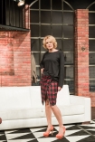 Proba spektaklu Przekret nie doskonaly w Teatrze Capitol; Warszawa 16-09-2015; n/z:  Dorota Chotecka