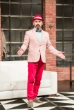 Proba spektaklu Przekret nie doskonaly w Teatrze Capitol; Warszawa 16-09-2015; n/z:  Jacek Kopczynski