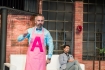 Proba spektaklu Przekret nie doskonaly w Teatrze Capitol; Warszawa 16-09-2015; n/z:  Jacek Kopczynski