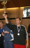 Mistrzostwa Europy Masters w Pice Rcznej. n/z Srebrny medal w kategorii mczyzn +45 i zarazem drugie miejsce Memoriau Alfreda Kauziskiego: Budapest Old Boys (Wgry).