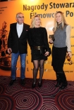 2014-12-17, Nagrody Stowarzyszenia Filmowcow Polskich, Warszawa n/z Eryk Stepniewski Grazyna Szapolowska