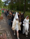 Uroczyste otwarcie Juwenaliw 2007 w Toruniu. Pochd ulicami Torunia zakoczony wrczeniem kluczy do miasta.