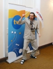 W Paacu Kultury i Nauki w Warszawie 19 lutego 2008 roku odbya si konferencja prasowa powicona nowej ramwce programu TVN. n/z Szymon Majewski jako dward cki