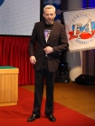 W Paacu Kultury i Nauki w Warszawie 19 lutego 2008 roku odbya si konferencja prasowa powicona nowej ramwce programu TVN. n/z Hubert Urbaski