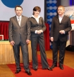 W Paacu Kultury i Nauki w Warszawie 19 lutego 2008 roku odbya si konferencja prasowa powicona nowej ramwce programu TVN. n/z obsada nowego programu Sd rodzinny