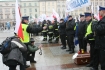 Krakw, 19 luty 2009, Protest sub mundurowych w Krakowie przeciwko zmianom emerytalnym. Protesty odbyy si rwnoczenie w Krakowie i Gdasku. 

