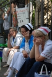 Manifestacja pielgniarek pod Kancelari Prezesa Rady Ministrw,dzie drugi