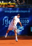 Tenisowy Turniej Artystw 2009 w Szczecinie w dn. 18-20.09.09 towarzyszacy turniejowi Pekao Szczecin Open n/z Marcin Daniec