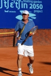 Tenisowy Turniej Artystw 2009 w Szczecinie w dn. 18-20.09.09 towarzyszacy turniejowi Pekao Szczecin Open n/z Wojciech Fibak