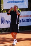 Tenisowy Turniej Artystw 2009 w Szczecinie w dn. 18-20.09.09 towarzyszacy turniejowi Pekao Szczecin Open n/z Marcin Daniec