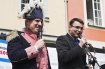 Bachanalia Zielona Gra: n/z od prawej Prezydent Janusz Kubicki Czesaw Oskowski 