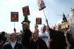 Krakw, 26.04.2008. Ponad tysic osb przeszo w Marszu Tolerancji ulicami Krakowa.