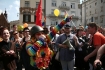 Krakw, 26.04.2008. Ponad tysic osb przeszo w Marszu Tolerancji ulicami Krakowa.