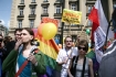 Krakw, 26.04.2008. Ponad tysic osb przeszo w Marszu Tolerancji ulicami Krakowa.