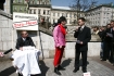 Krakw, 26.04.2008. Ponad tysic osb przeszo w Marszu Tolerancji ulicami Krakowa.