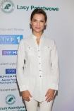 Konferencja pracowa nowego programu TVP1 - OCALONY ŚWIAT; Warszawa 28-08-2014; n/z: Olga Bonczyk