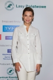 Konferencja pracowa nowego programu TVP1 - OCALONY ŚWIAT; Warszawa 28-08-2014; n/z: Olga Bonczyk