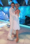 28.09.2007 odby si prolog programu "Gwiazdy Tacz na  Lodzie". 4 pary rywalizoway o wejcie do gwnej czci programu. n/z Aneta Kowalska i Rafa Mroczek .