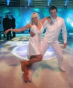 28.09.2007 odby si prolog programu "Gwiazdy Tacz na  Lodzie". 4 pary rywalizoway o wejcie do gwnej czci programu. n/z Marysia Sadowska i Roger Lubicz-Sawicki.