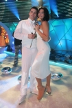 28.09.2007 odby si prolog programu "Gwiazdy Tacz na  Lodzie". 4 pary rywalizoway o wejcie do gwnej czci programu. n/z Anna Popek i Filip Bernadowski.