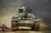 Zlot pojazdw militarnych i zabytkowych w Bielsku-Biaej dnia 29 lipca 2007 - Bielskie bonia - Inscenizacja Crash Tank