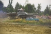 Zlot pojazdw militarnych i zabytkowych w Bielsku-Biaej dnia 29 lipca 2007 - Bielskie bonia - Inscenizacja Crash Tank