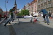 Neptunalia 2007: Wycig ek szpitalnych na ulicy Dugiej w Gdasku