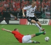 Orange Ekstraklasa: Legia Warszawa - Zagbie Lubin 1:2 n/z Grzegorz Bartczak (Zagbie) i Piotr Wodarczyk (Legia)