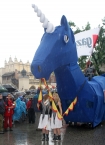 Parada Smokw 2007: Parada smokw i rycerzy na Rynku Gwnym w Krakowie.