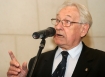 750 lat lokacji Krakowa: Otwarcie Pawilonu Wystawowo-Informacyjnego Wyspiaski 2000. n/z Andrzej Wajda.