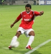 Puchar UEFA: Wisa Krakw - SV Mattersburg 1:0. n/z Jean Paulista (Wisa Krakw).