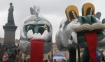 Parada Smokw 2007: Parada smokw i rycerzy na Rynku Gwnym w Krakowie.