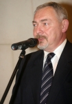 750 lat lokacji Krakowa: Otwarcie Pawilonu Wystawowo-Informacyjnego Wyspiaski 2000. n/z Prezydent Miasta Krakowa prof. Jacek Majchrowski.