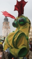 Parada Smokw 2007: Parada smokw i rycerzy na Rynku Gwnym w Krakowie.