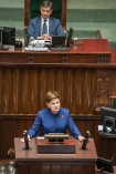 Posiedzenie Sejmu, Warszawa 2016-01-13; nz/ Beata Szydlo